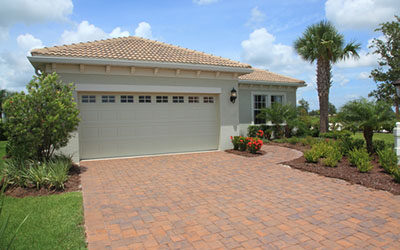 Luxury tropical model home